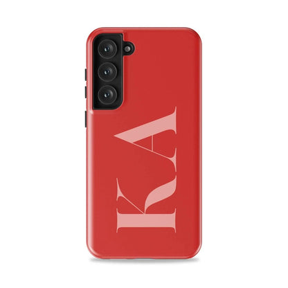 Large Initials Personalized Monogram Samsung Case - Custom Phone Cases - Slim - Galaxy S25 - inRipples