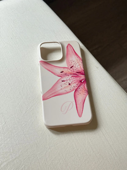 Lily Flowers Personalized iPhone Case - inRipples
