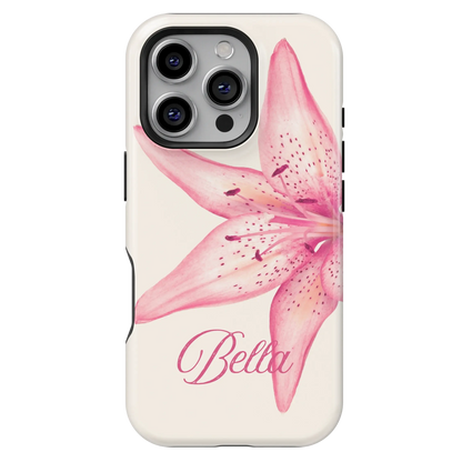 Lily Flowers Personalized iPhone Case - inRipples