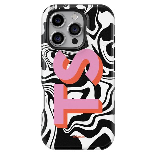 LiquidSwirl Personalized iPhone Case - inRipples
