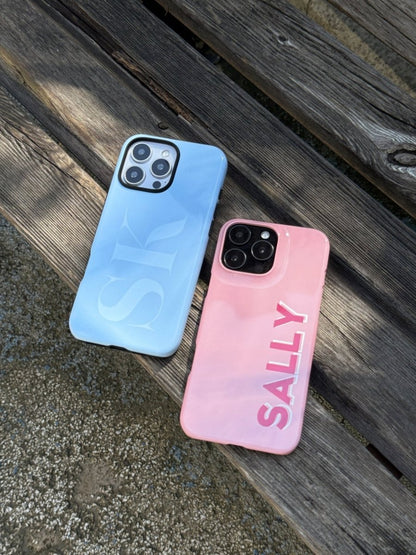 Personalized Initial iPhone Case - Custom Phone Cases - iPhone 16 Pro Max - Slim - inRipples