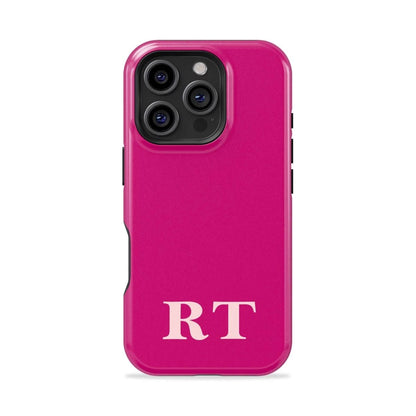 Pink Blush Personalized Initial iPhone Case - Custom Phone Cases - iPhone 14 Pro - Slim - inRipples