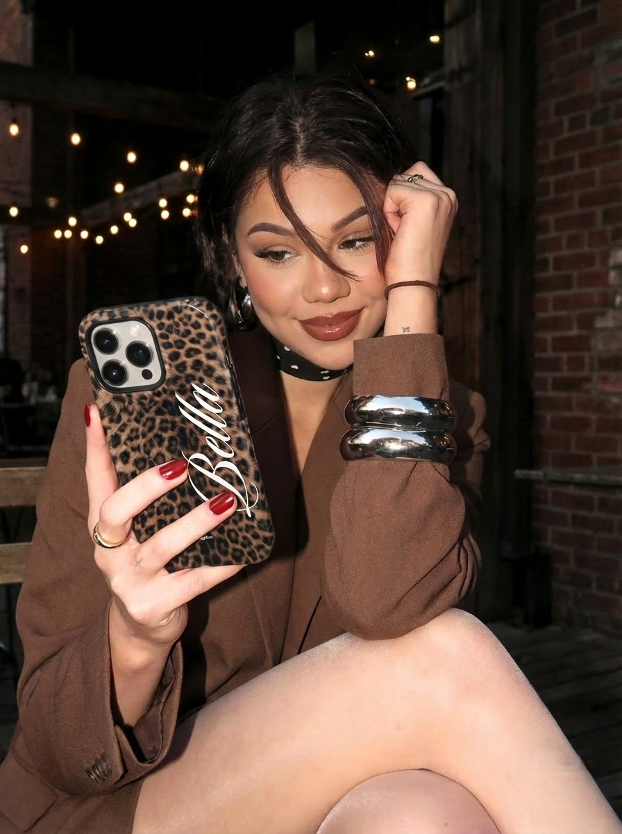 Raw Elegance Personalized Name iPhone Case - inRipples