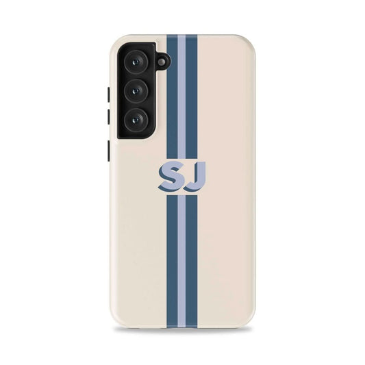 Stripe Personalized Name Monogram Samsung Case - Custom Phone Cases - Slim - Galaxy S25 - inRipples