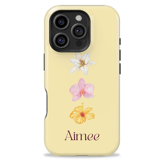 Summer Flowers Personalized iPhone Case - Custom Phone Cases - iPhone 16 Pro Max - Slim - inRipples