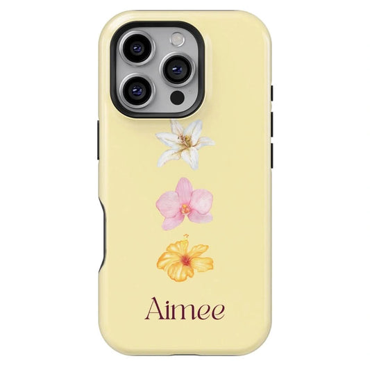Summer Flowers Personalized iPhone Case - inRipples