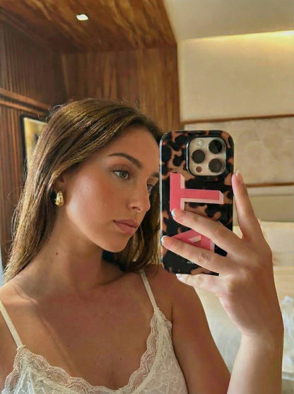 Tortoise Initials Personalized iPhone Case-Custom Phone Cases-inRipples