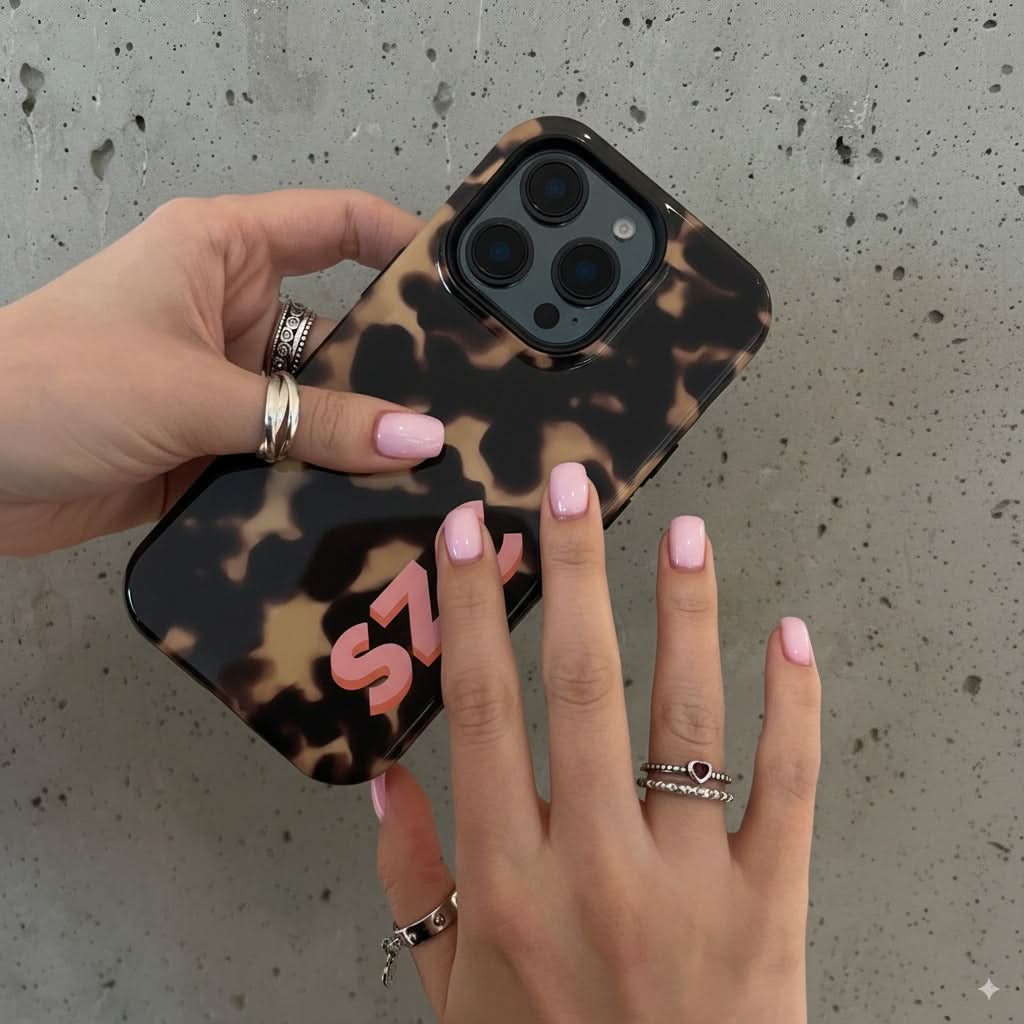 Tortoise Personalized Monogram Phone Case - inRipples