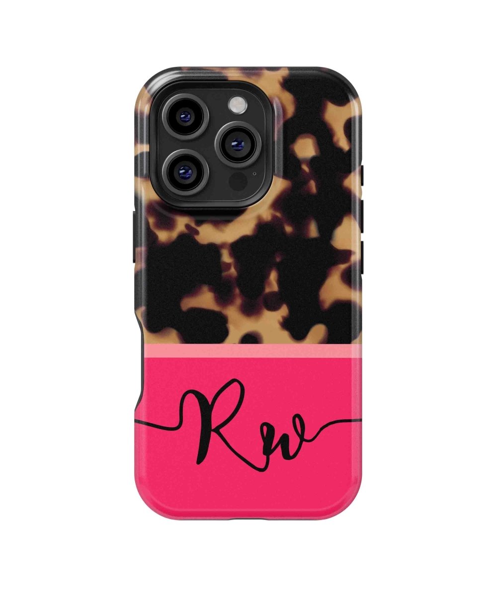 Tortoise Shell Personalized iPhone Case - Custom Phone Cases - iPhone 16 Pro Max - Slim - inRipples
