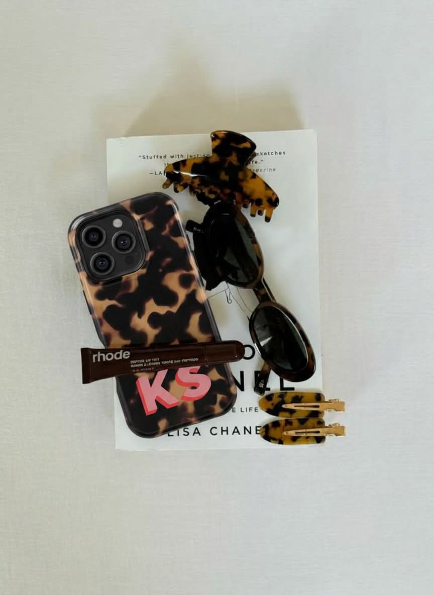 Tortoise Shell Personalized Name Phone Case - inRipples