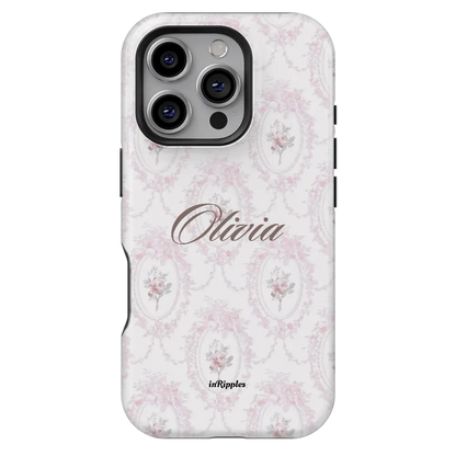 Whispering Rose Personalized iPhone Case-Custom Phone Cases-inRipples