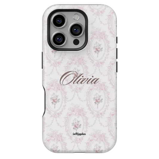 Whispering Rose Personalized iPhone Case-Custom Phone Cases-inRipples