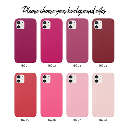 Pink Blush Personalized Custom Name iPhone Case