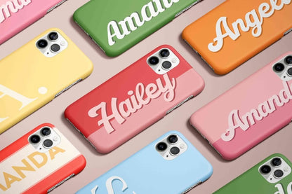 90's Retro Personalized Monogram iPhone Case - Custom Phone Cases - iPhone 14 Pro - Slim - inRipples