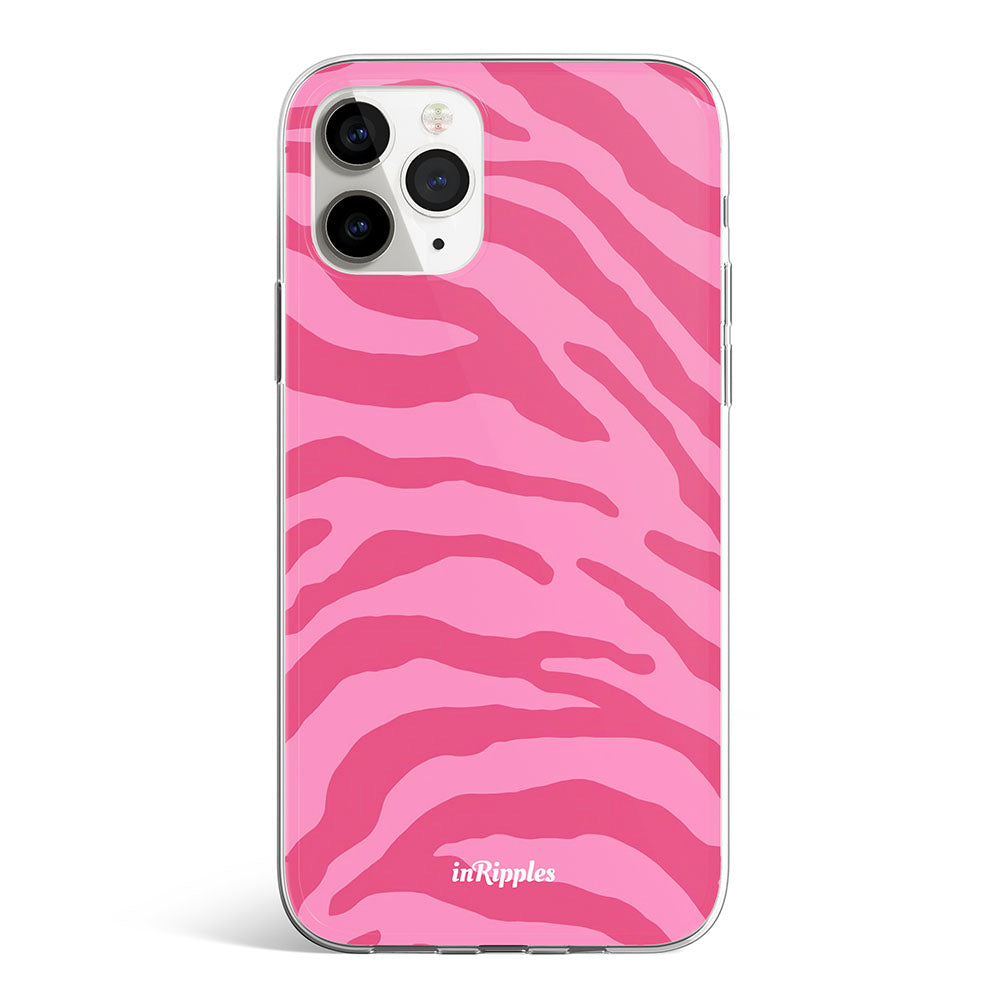 Pink Zebra iPhone Case