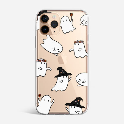 Ghosts Clear iPhone Case