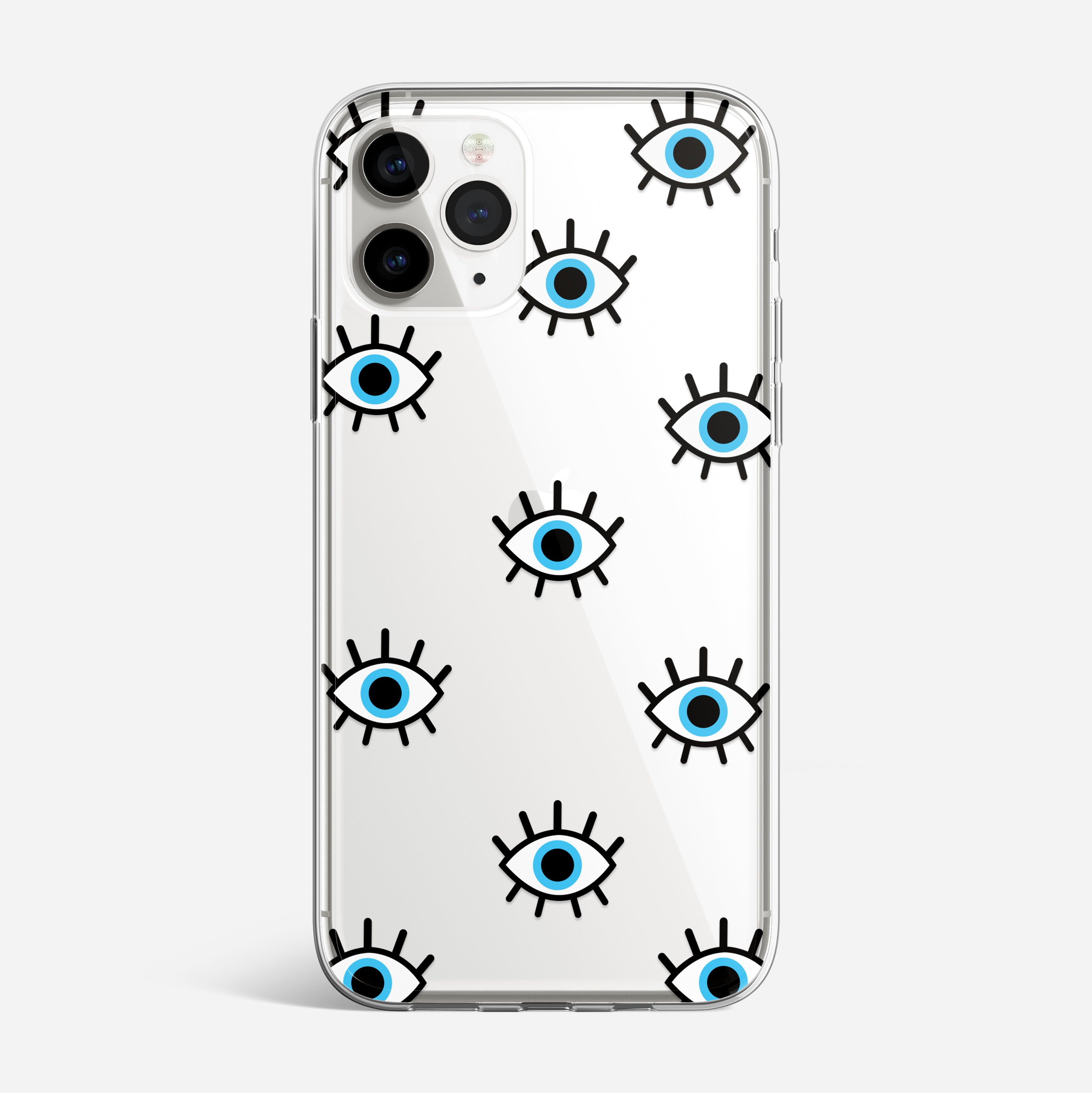 Evil Eyes iPhone Cases Acrylic Clear Phone Case inRipples