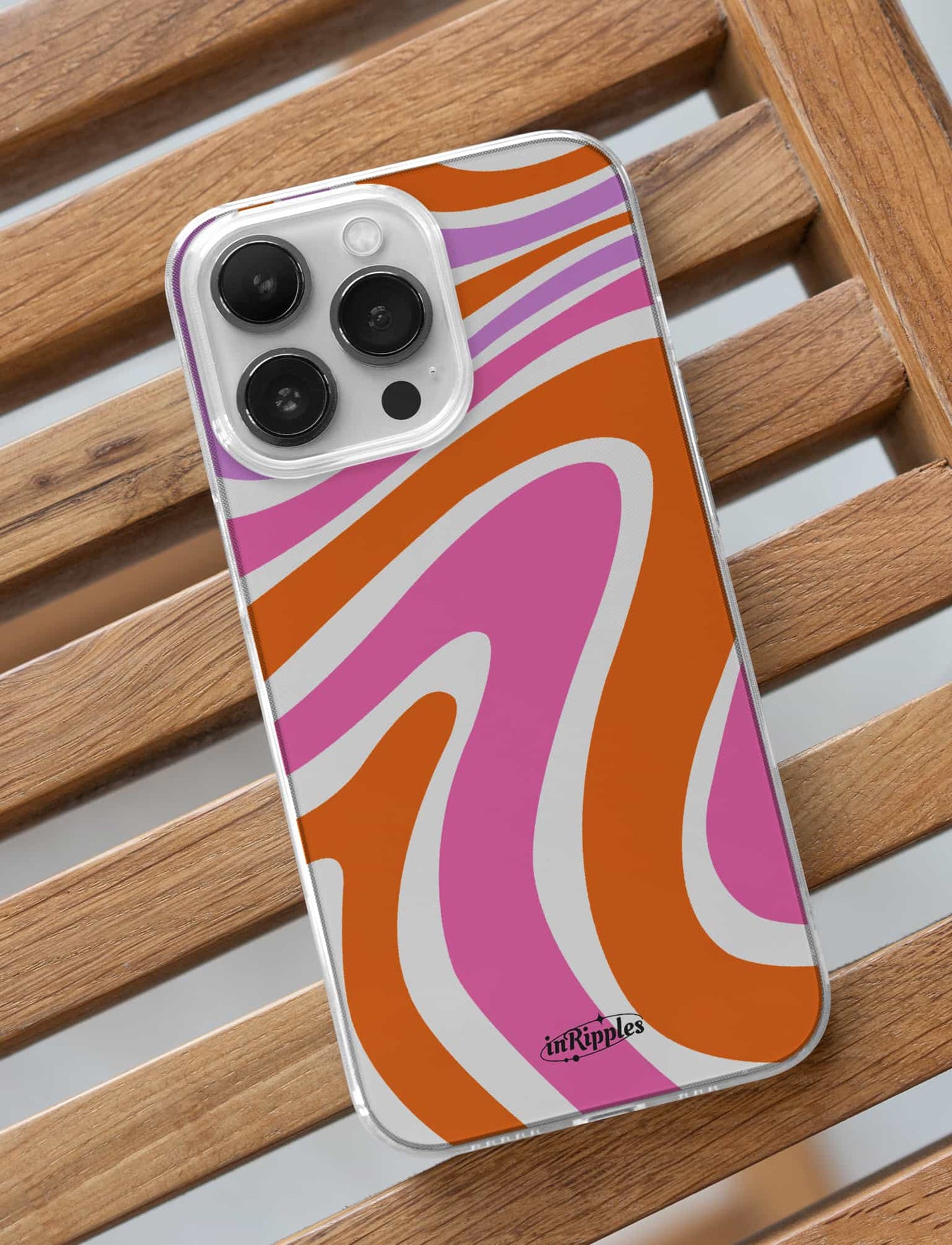 Summer Wave Clear iPhone Case