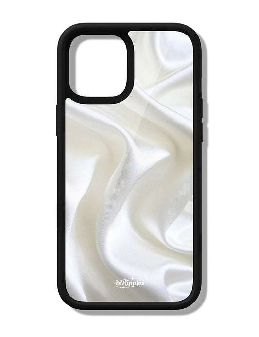 White Silk iPhone Case