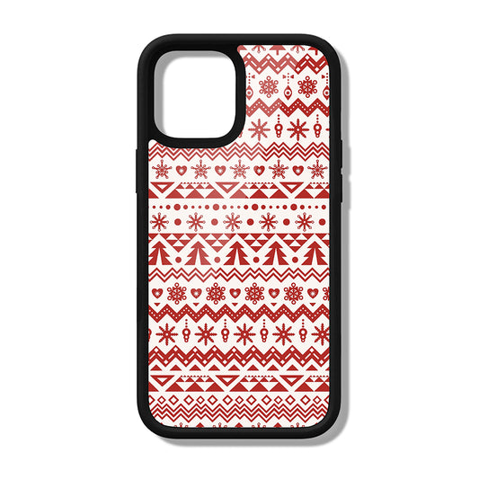 Christmas Knitted iPhone Case- Red