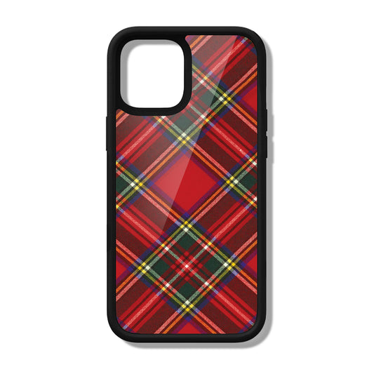 Christmas Red Plaid iPhone Case