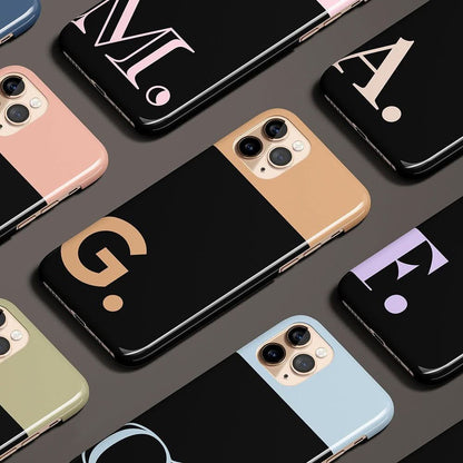 Big Initials Personalized Custom Name iPhone Case - Custom Phone Cases - iPhone 14 Pro - Slim - inRipples