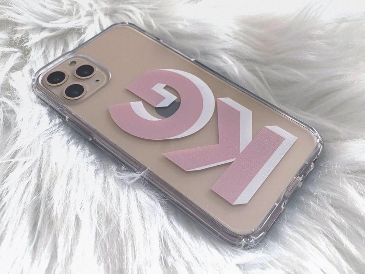 Big Initials Personalized iPhone Case - Custom Phone Cases - iPhone 14 Pro - Clear Case - inRipples