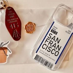 Boarding Pass Personalized Custom Name iPhone Phone Case - Custom Phone Cases - iPhone 16 Pro Max - Clear Case - inRipples