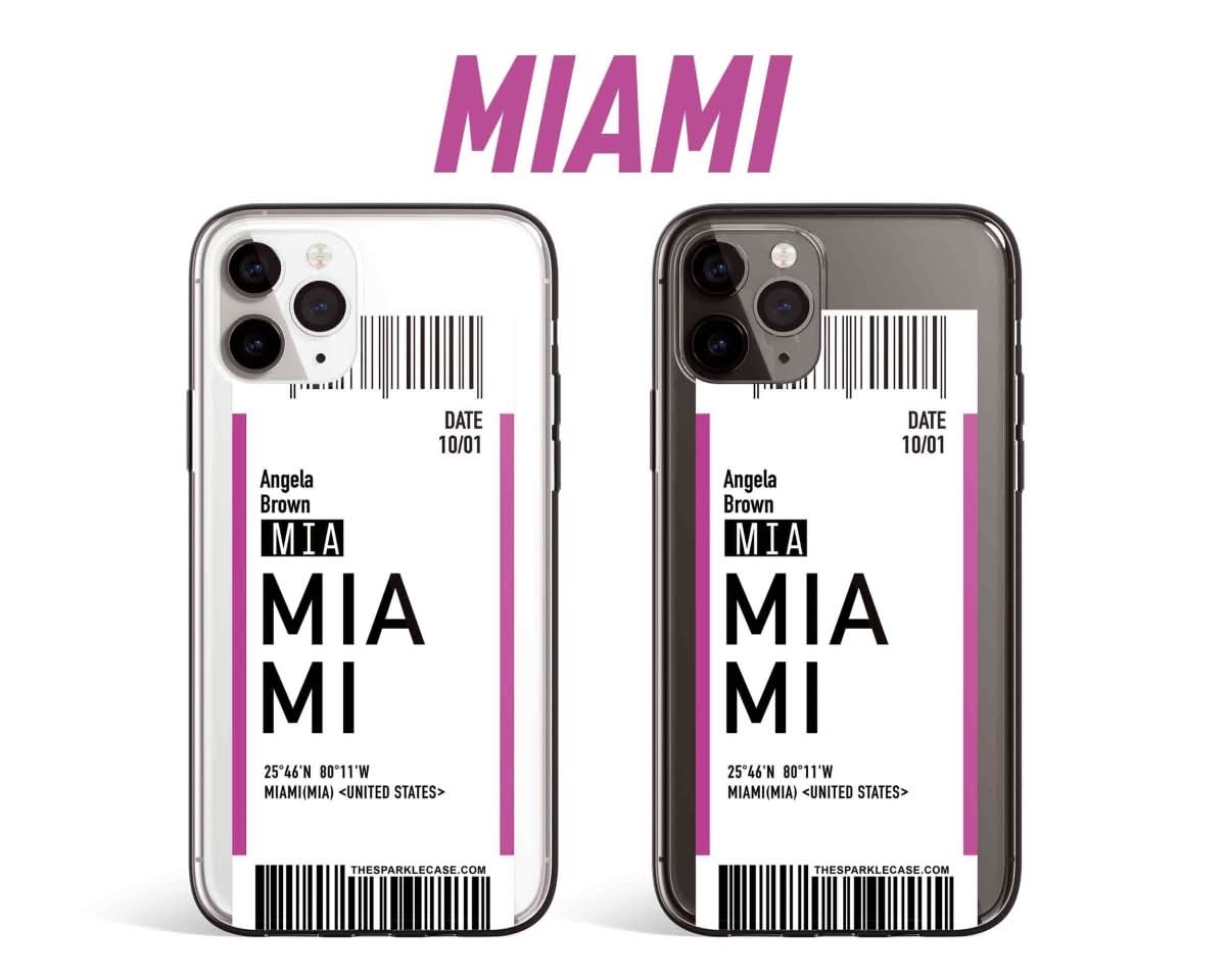 Boarding Pass Personalized Custom Name iPhone Phone Case - Custom Phone Cases - iPhone 16 Pro Max - Clear Case - inRipples