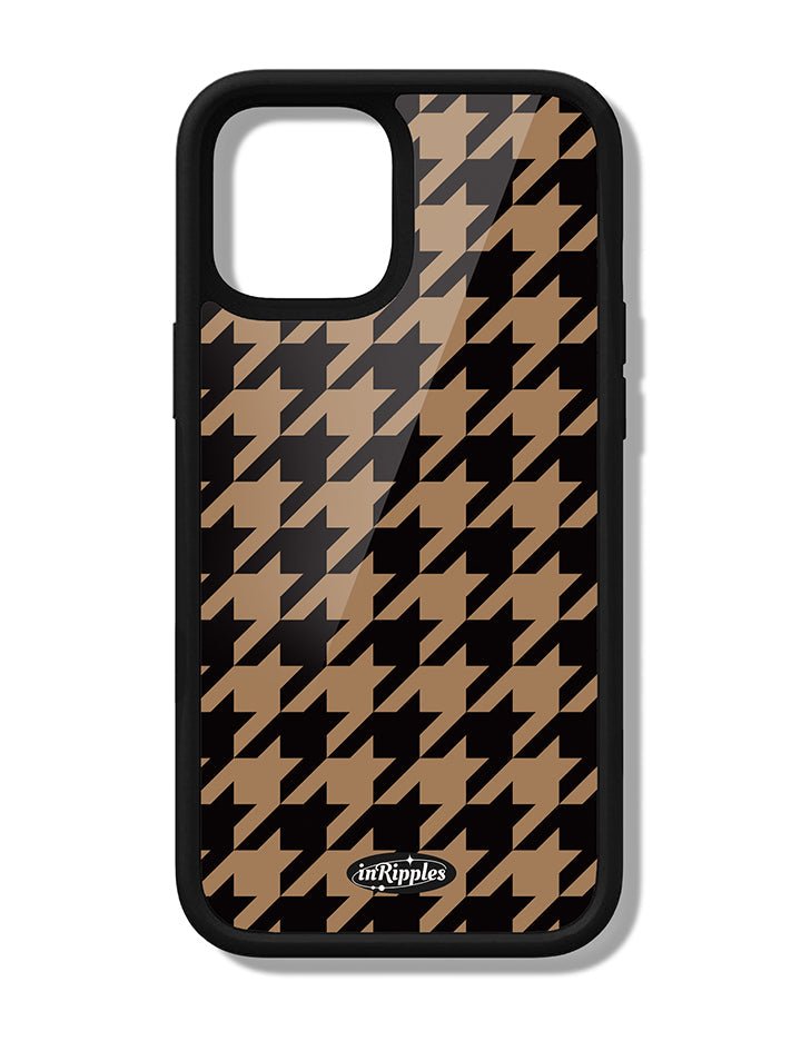 Brown Houndstooth iPhone Case - Mobile Phone Cases - iPhone 16 Pro Max - inRipples