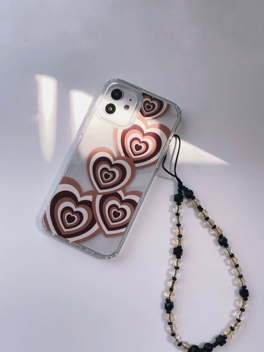 Brown Retro Heart iPhone Case - Mobile Phone Cases - iPhone 16 Pro Max - inRipples