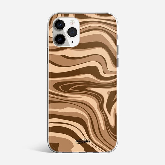 Brown Swirls iPhone Case - Mobile Phone Cases - iPhone 16 Pro Max - inRipples