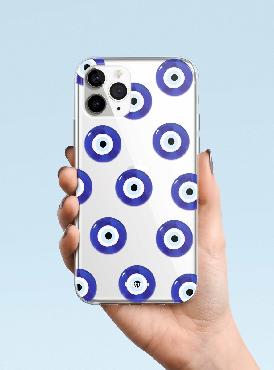 Evil Eyes iPhone Case - Blue - Mobile Phone Cases - iPhone 16 Pro Max - inRipples