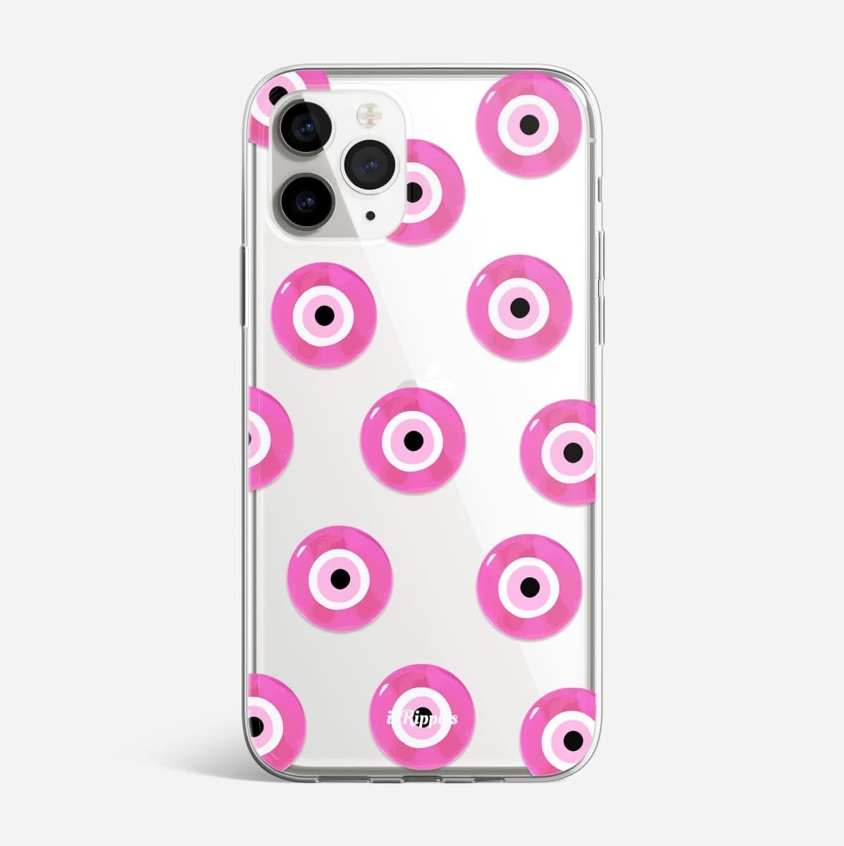 Evil Eyes iPhone Case - Pink - Mobile Phone Cases - iPhone 16 Pro Max - inRipples