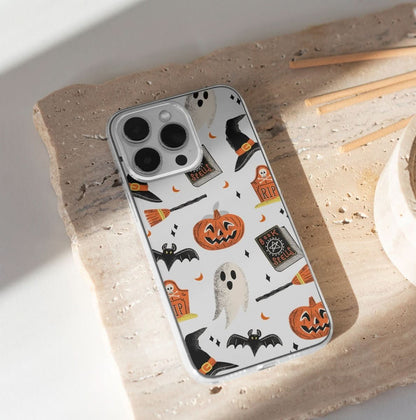 Halloween Spooky Clear iPhone Case - Mobile Phone Cases - iPhone 16 Pro Max - inRipples