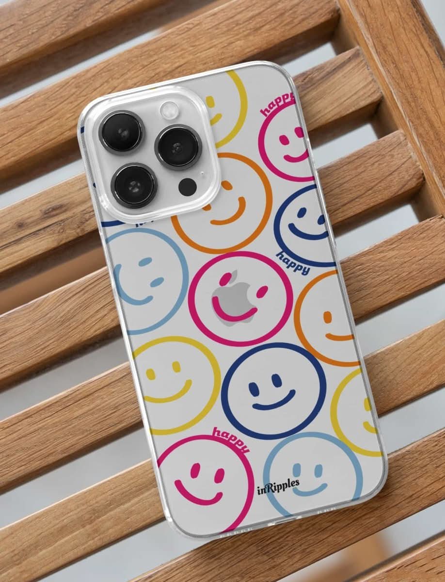 Happy Face iPhone Case - Mobile Phone Cases - iPhone 16 Pro Max - inRipples