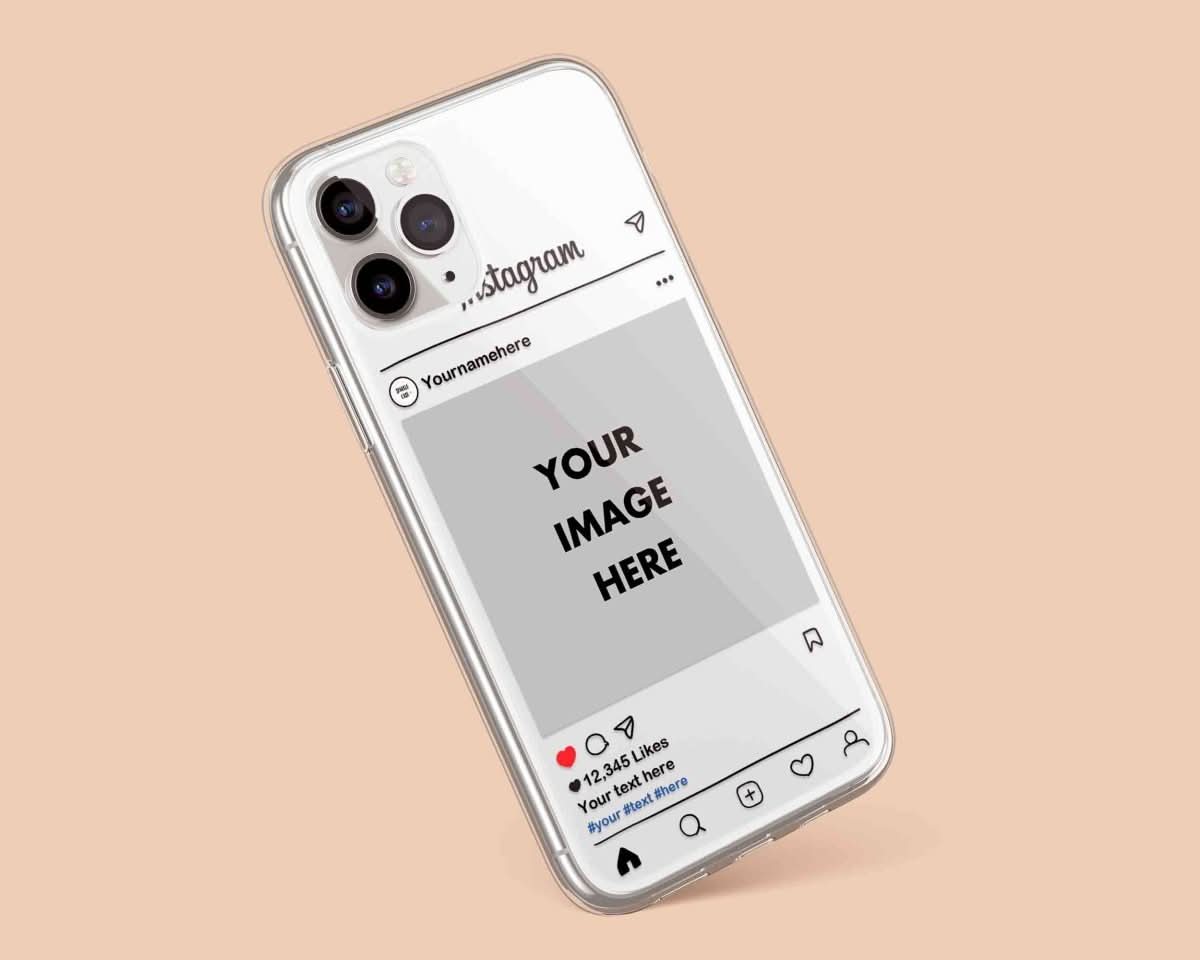 IG Post Personalized Custom Picture iPhone Case - Custom Phone Cases - iPhone 14 Pro - Clear Case - inRipples