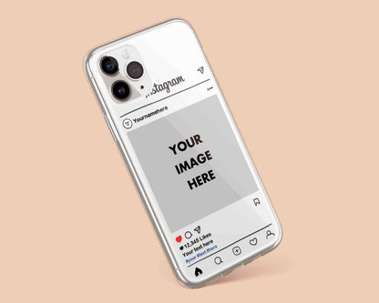 IG Post Personalized Custom Picture iPhone Case - Custom Phone Cases - iPhone 14 Pro - Clear Case - inRipples