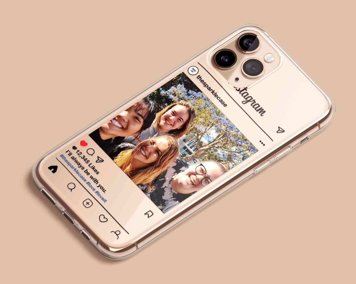 IG Post Personalized Custom Picture iPhone Case - Custom Phone Cases - iPhone 14 Pro - Clear Case - inRipples