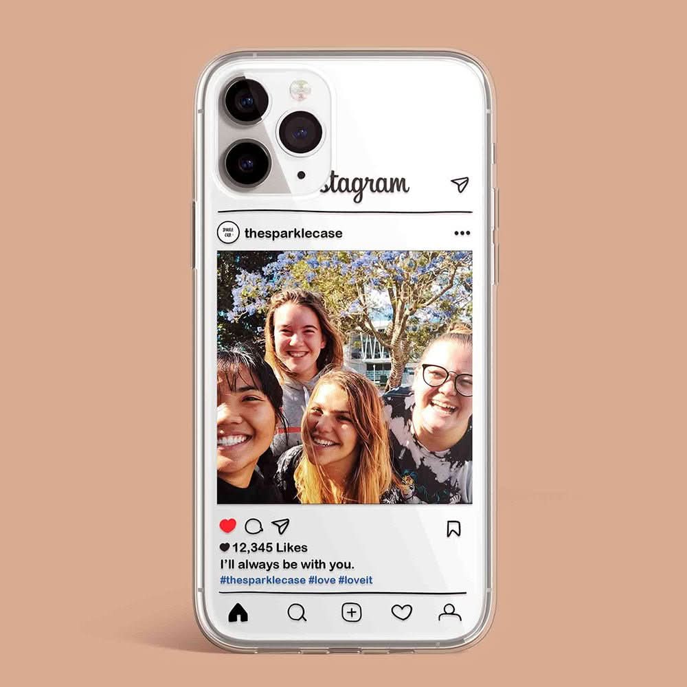 IG Post Personalized Custom Picture iPhone Case - Custom Phone Cases - iPhone 14 Pro - Clear Case - inRipples