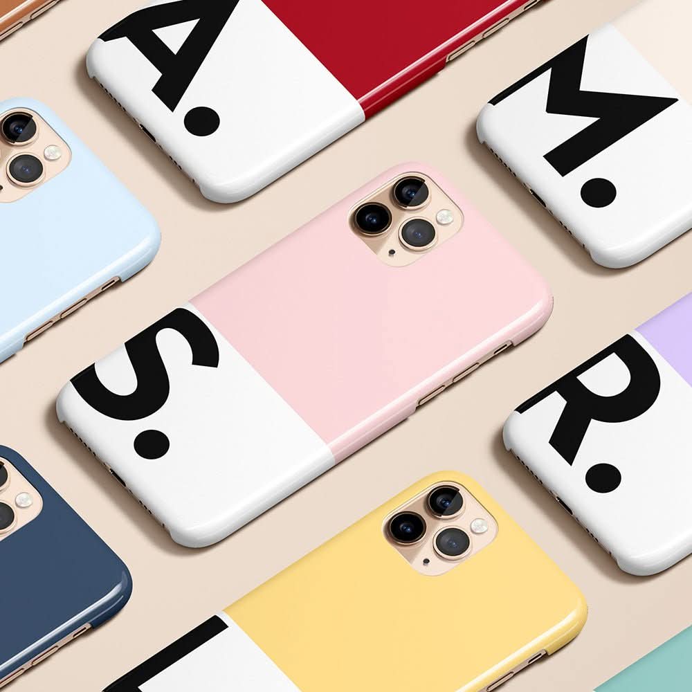 Initials Personalized Monogram iPhone Case - Custom Phone Cases - iPhone 14 Pro - Slim - inRipples