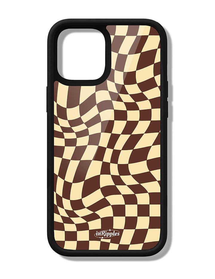 Latte Check iPhone Case - Mobile Phone Cases - iPhone 16 Pro Max - inRipples