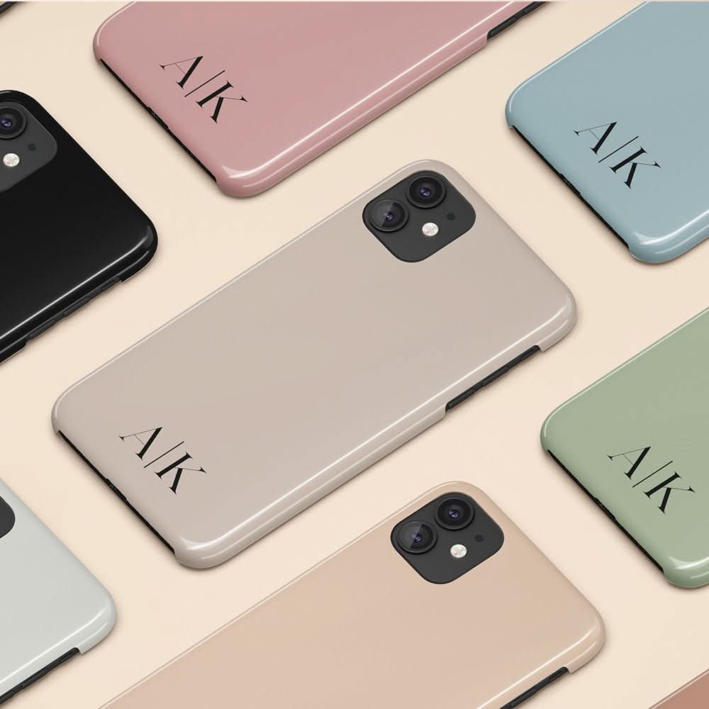 Morandi Personalized Initial iPhone Case - Custom Phone Cases - iPhone 14 Pro - Slim - inRipples