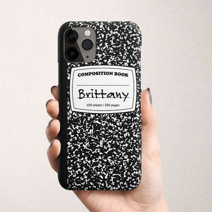 Notebook Custom Name iPhone Case - Custom Phone Cases - iPhone 14 Pro - Slim - inRipples