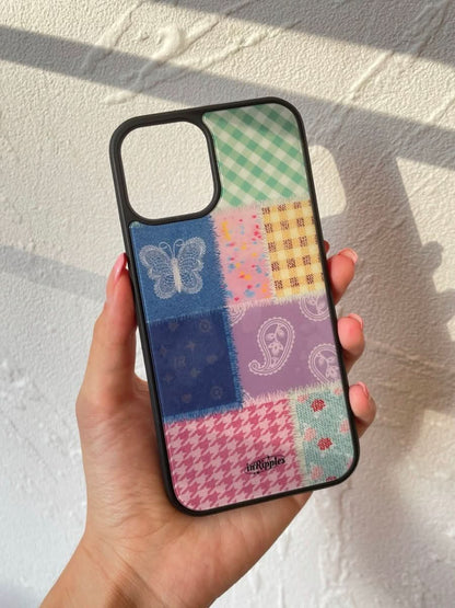 Patchwork Textile iPhone Case - Mobile Phone Cases - iPhone 16 Pro Max - inRipples