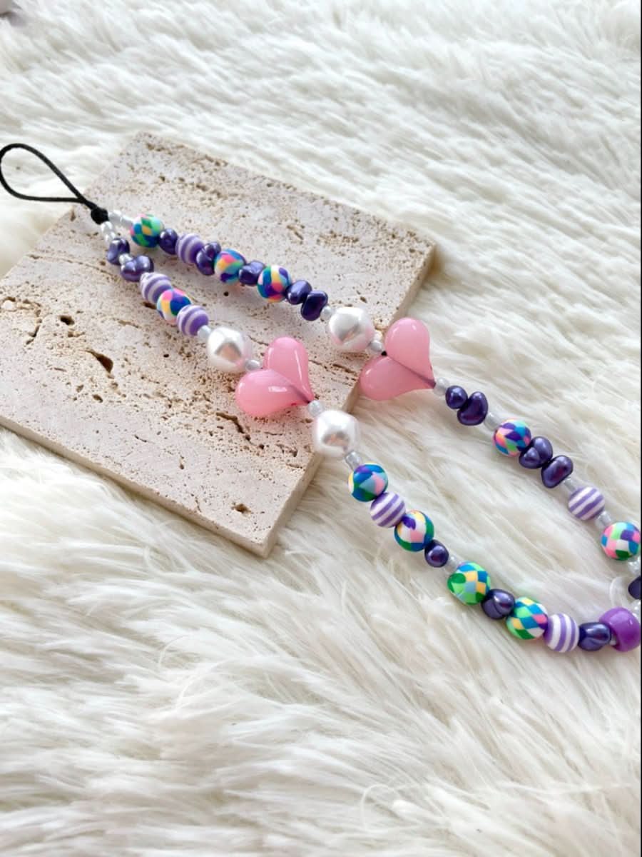 Pink Love Phone Charm - Mobile Phone Cases - inRipples