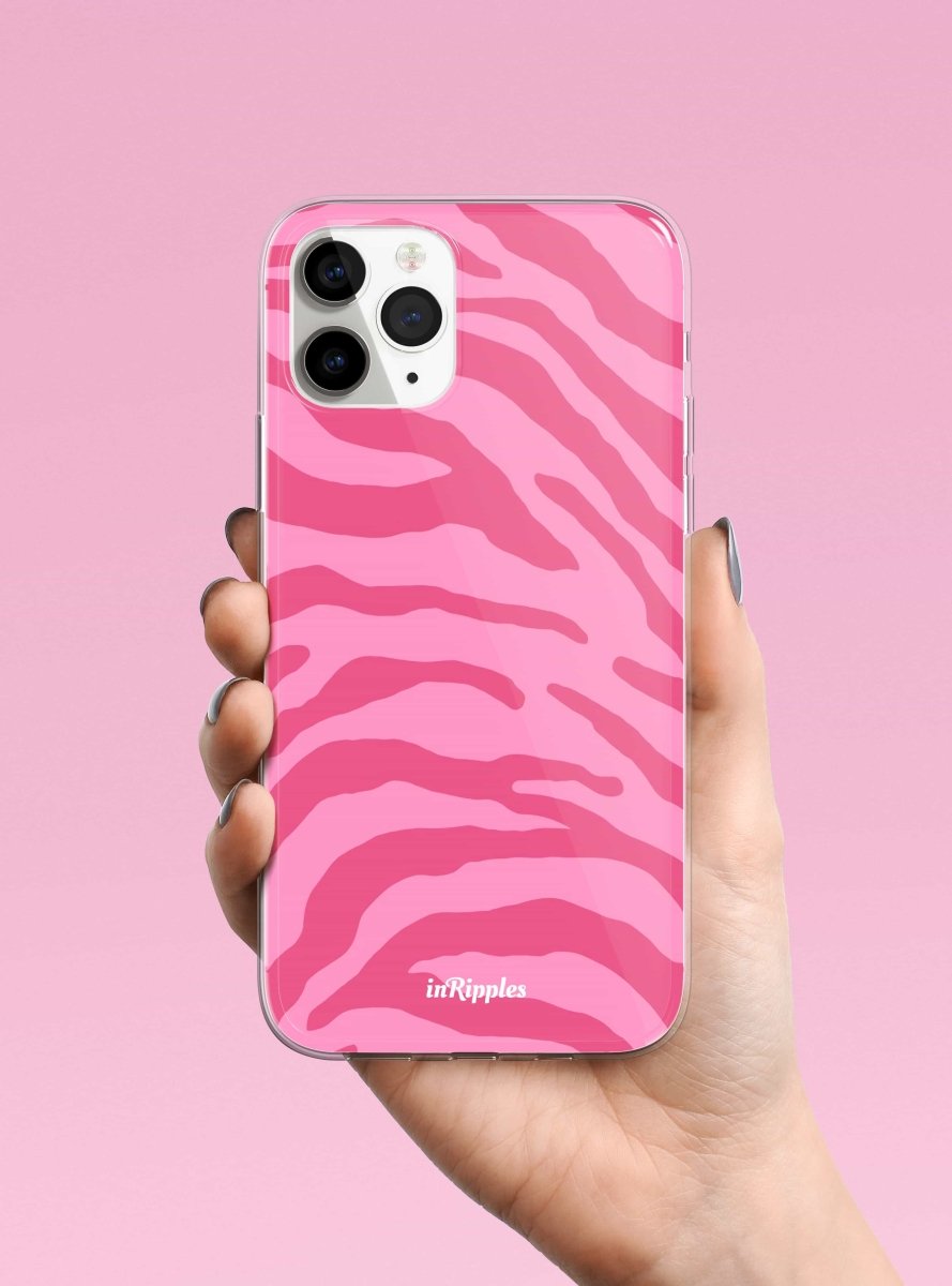 Pink Zebra iPhone Case - Mobile Phone Cases - iPhone 16 Pro Max - inRipples