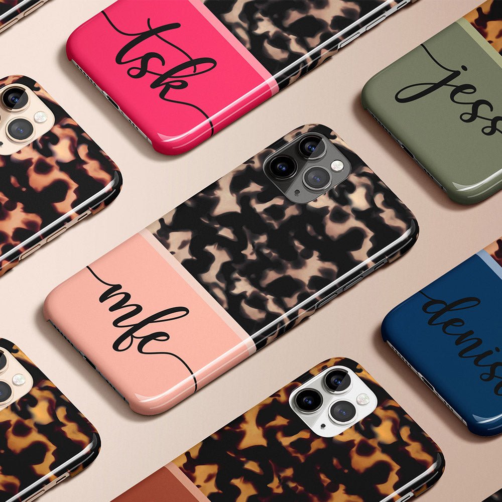 Tortoise Shell Personalized iPhone Case - Custom Phone Cases - iPhone 16 Pro Max - Slim - inRipples