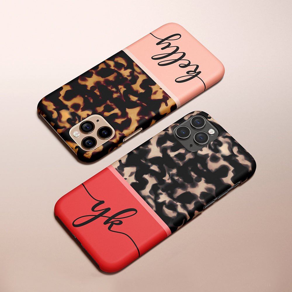 Tortoise Shell Personalized iPhone Case - Custom Phone Cases - iPhone 16 Pro Max - Slim - inRipples