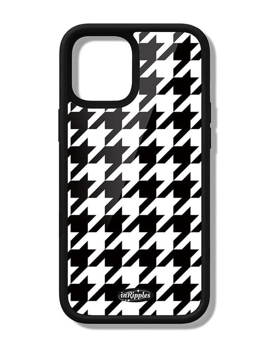 White Houndstooth iPhone Case - Mobile Phone Cases - iPhone 16 Pro Max - inRipples